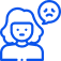 Icon representing depression statistics